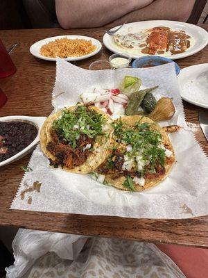 Tacos al Pastor &  chicken