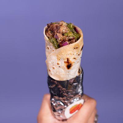 Lamb Kebab Kathi Roll