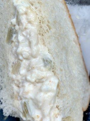 Mayonnaise sandwich