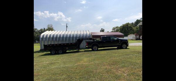 Truck & dumpster