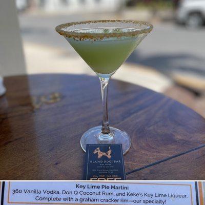 Key Lime Pie Martini - Pretty. Good.