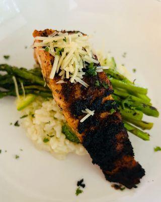 Blackened salmon