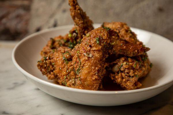 Creole Fried Chicken at Nina's Creole Cottage at Caesars New Orleans in the Heart of the Quarter, Open 7 Days a Week.