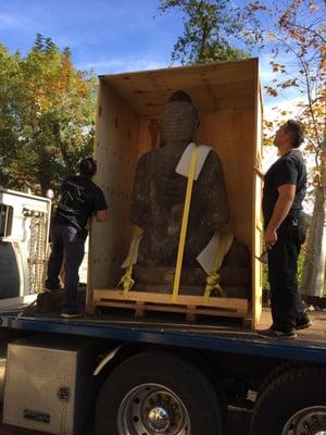 Deliver and Install 10,000lbs Buddha