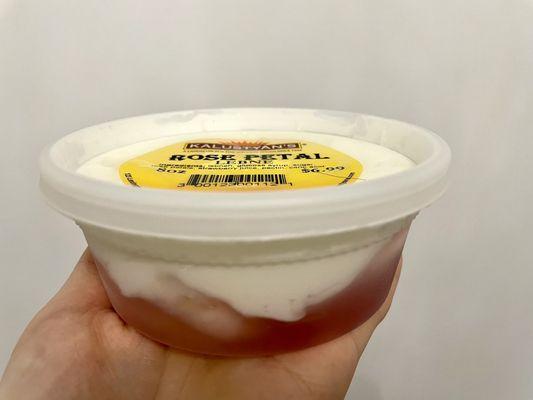 Rose Petal 8 oz. Kalustyan's Lebne (Mid-Eastern Style Heavy Yogurt)