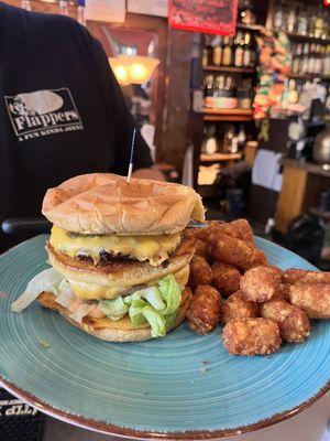 Betty Boop Burger (slightly smashed, lol)