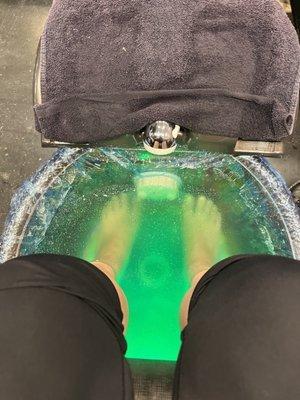 Jelly detox pedi - highly recommend!