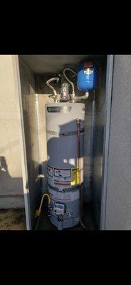 New water heater for my aunts house.