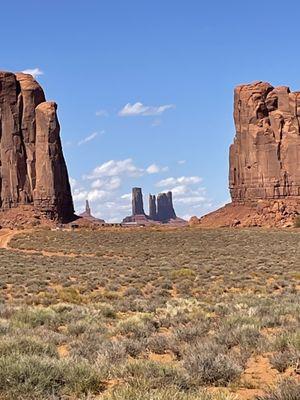 One of the beautiful "Windows" of Monument Valley from the Goulding's Tour.