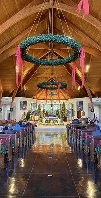 Saint Rita Catholic Church, on Christmas Day.