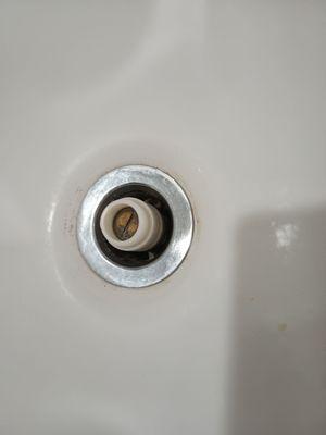 Tub drain did not have a use.