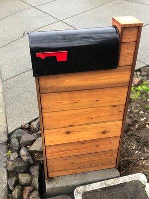 1x6 redwood fence boards that I purchased at Mead Clark lumber