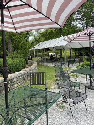 Patio sitting area