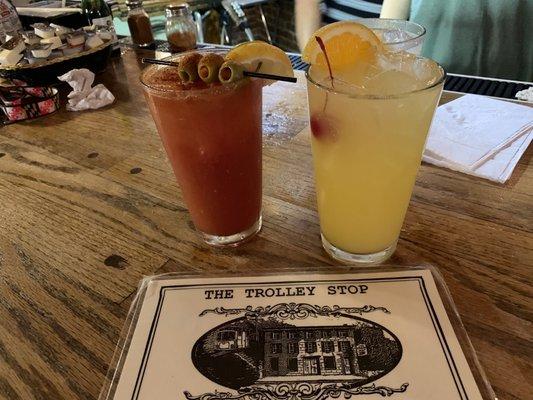 Bloody Mary and Mimosa