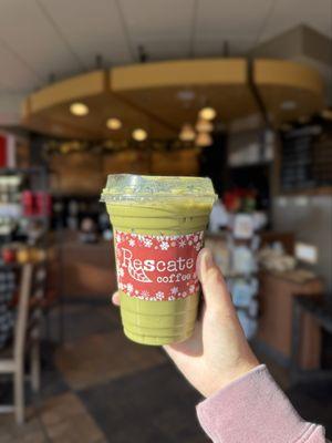 The Grinch - matcha peppermint espresso