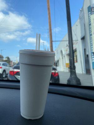 Pricey $8 AGUA de sandia, cashier charged it was a licuado