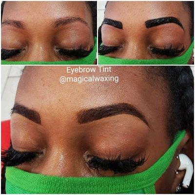 Eyebrow Tint @magicalwaxing