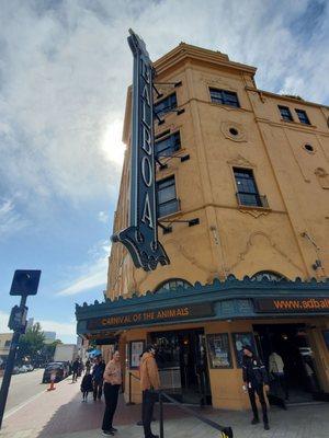 Outside Balboa Theatre