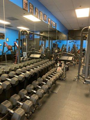 Dumbbell area