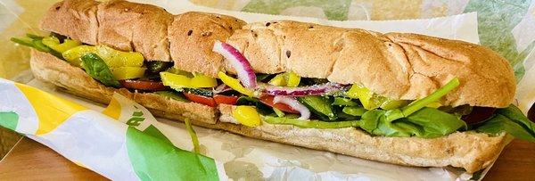 Veggie Delite-footlong. Shocker!