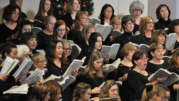 The singing of Handel's Messiah is a highlight of the Christmas season at Parker UMC