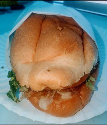 Torta de Milanesa de pollo.