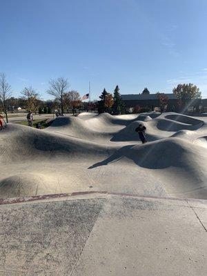 Awesome day to take the kids to the Sk8 park!