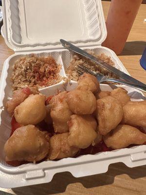 Sweet and sour chicken