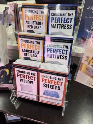 Our Sleep Better Pocket Guides series, helping you to along the journey to buy a new mattress.