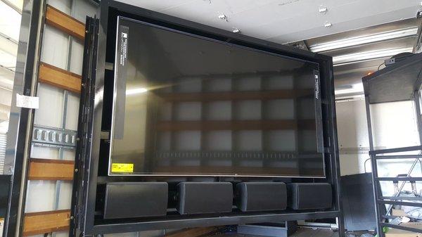 Mounting 86 inch tv's almost anywhere.