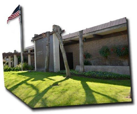 Front of Claremont Police Station