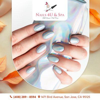 Perfect nails are waiting for you at Nails 4U & Spa!
Let us highlight the natural beauty of your hands.