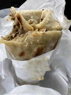 Chile verde burrito