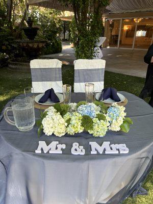 Sweetheart table