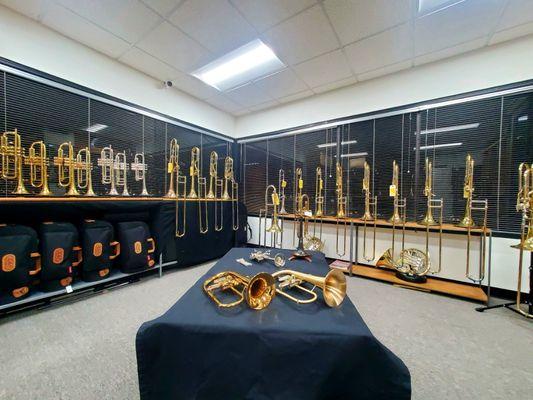 Adams Brass at the open house