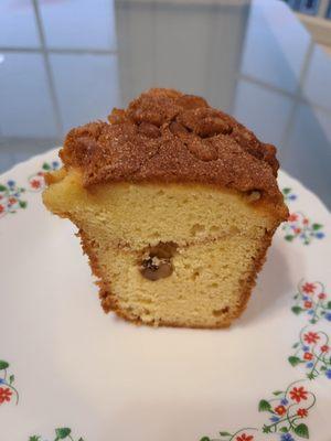 Coffee cake slice