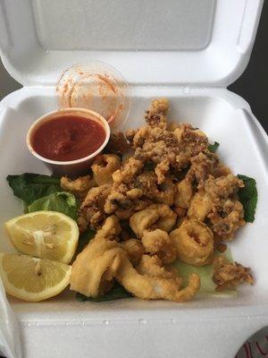 The Fried Calamari delivered