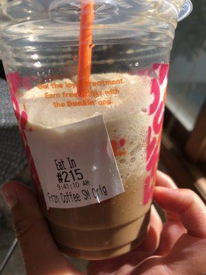 BOTCHED AND NASTY FROZEN COFFE SLUDGE