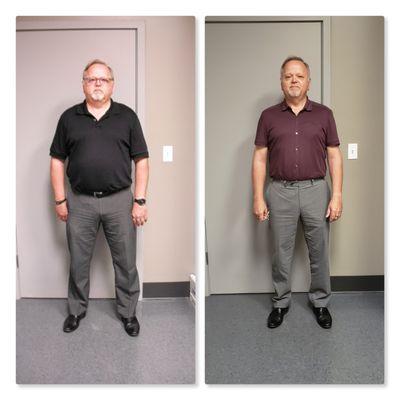 6 weeks and 32 lbs down