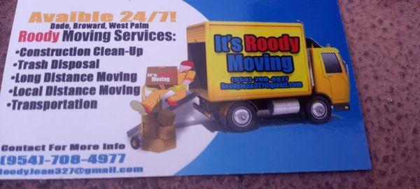 Roody  moving &delivery