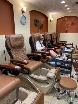 Pedicure chairs