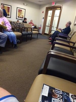 Another shot of the spacious waiting room at Midwest Retina where my wife gets a shot in her eye for her treatment