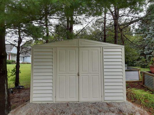 Storage Shed Build Project in Waukesha Wisconsin