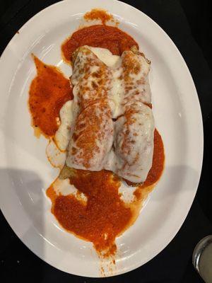 Cannelloni Castrioti: filled with meat