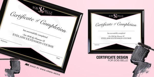 Certificate Design * Submit your inquiry here: www.armni.media/bazaar