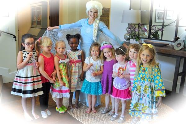 Elsa at a party... everyone had so much fun!