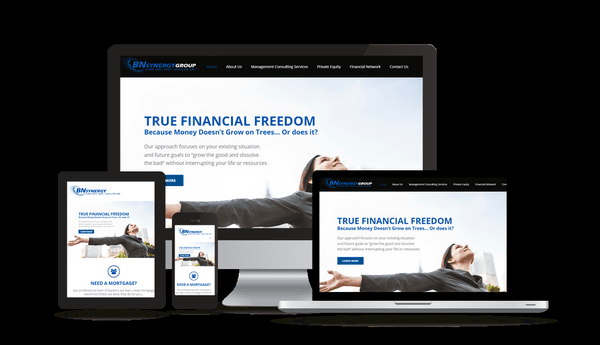 Custom Website for Financial Firm