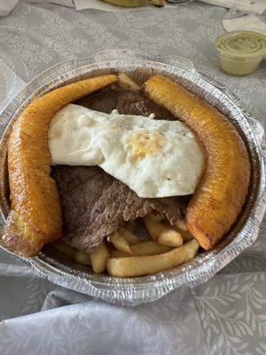 Bistec a lo "pobre"