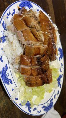 Roast duck rice