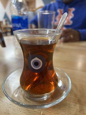 Tea with the evil eye for protection